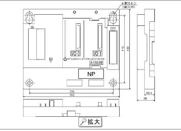 A1S68B：三菱扩展底板 A1S68B